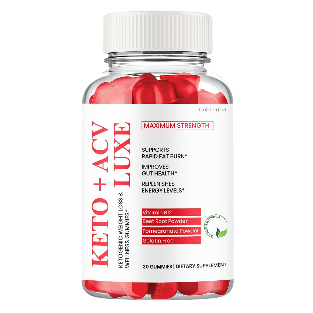 Keto Luxe ACV Gummies (1 Pack)