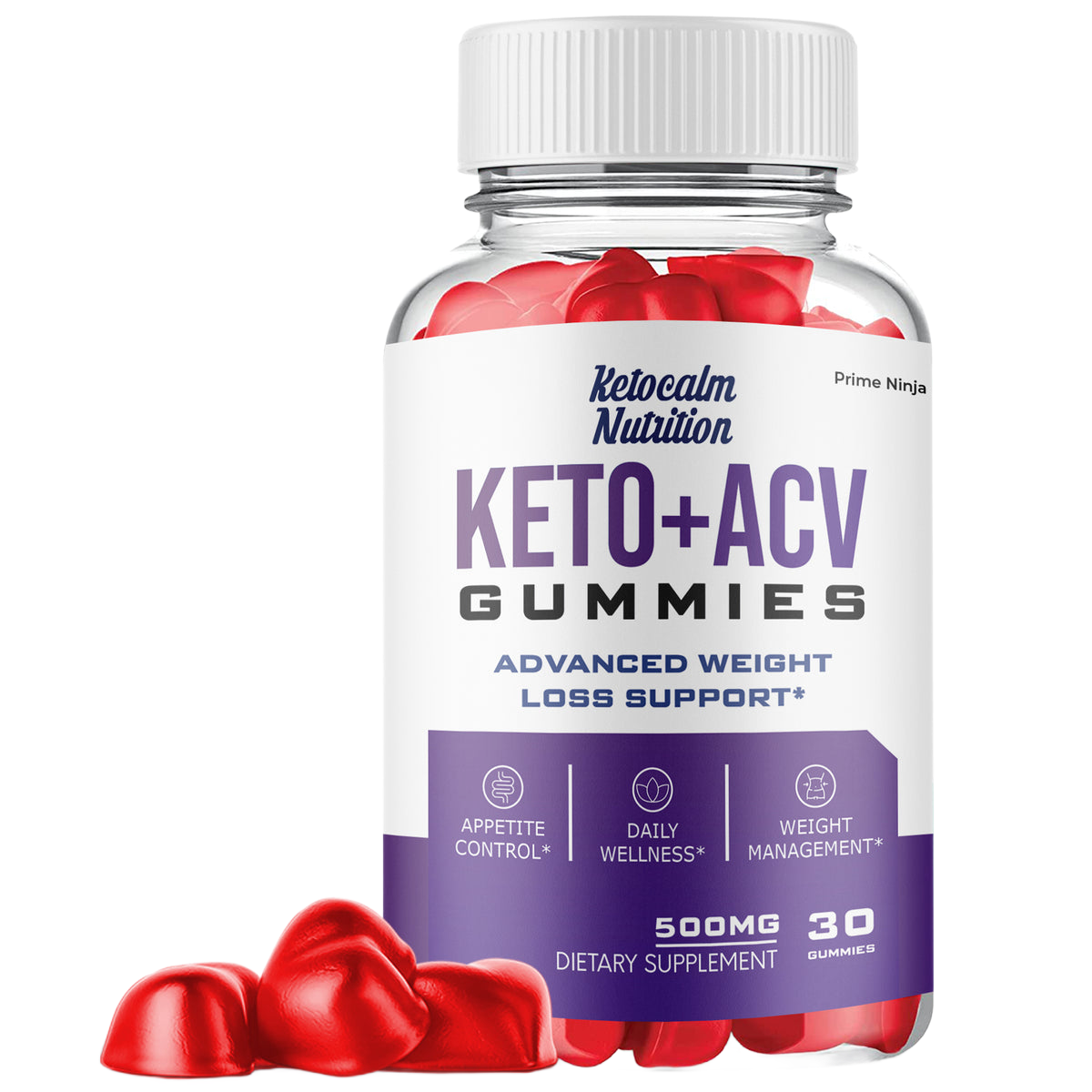 Ketocalm Nutrition Keto ACV Gummies (1 Pack)