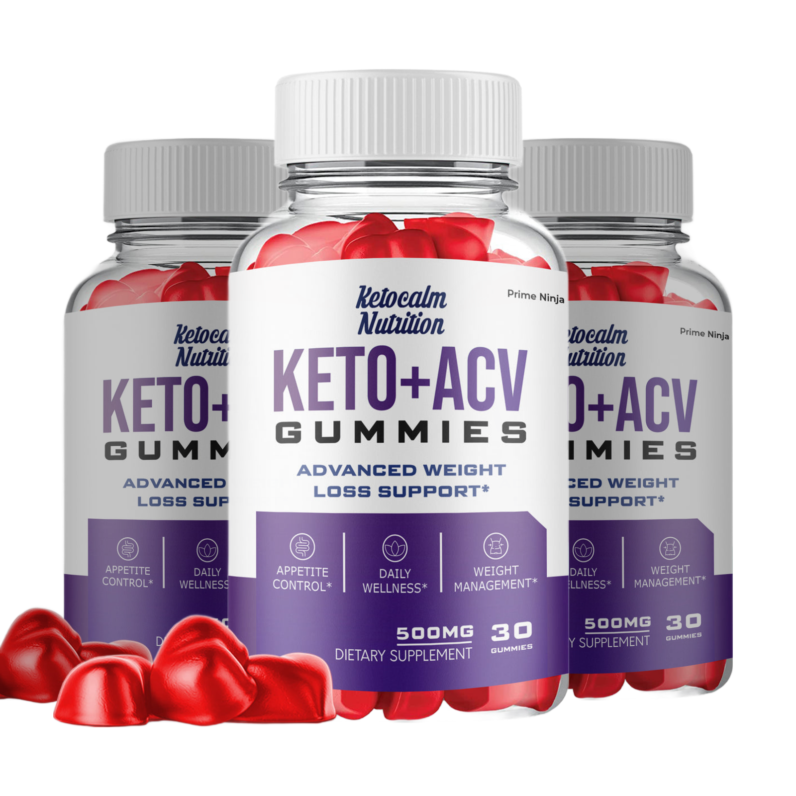 Ketocalm Nutrition Keto ACV Gummies (5 Pack)