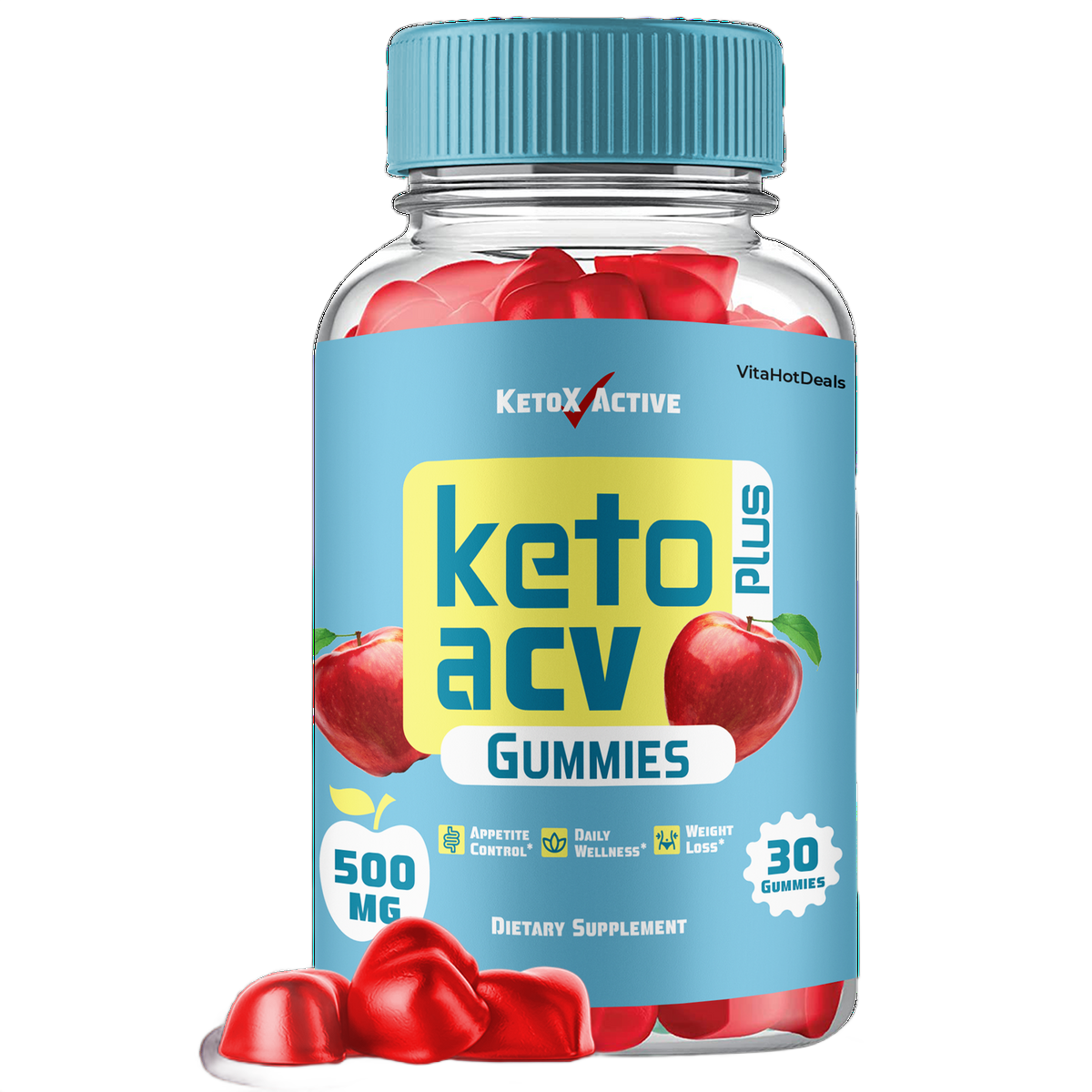 KetoX active ACV Gummies (1 Pack)