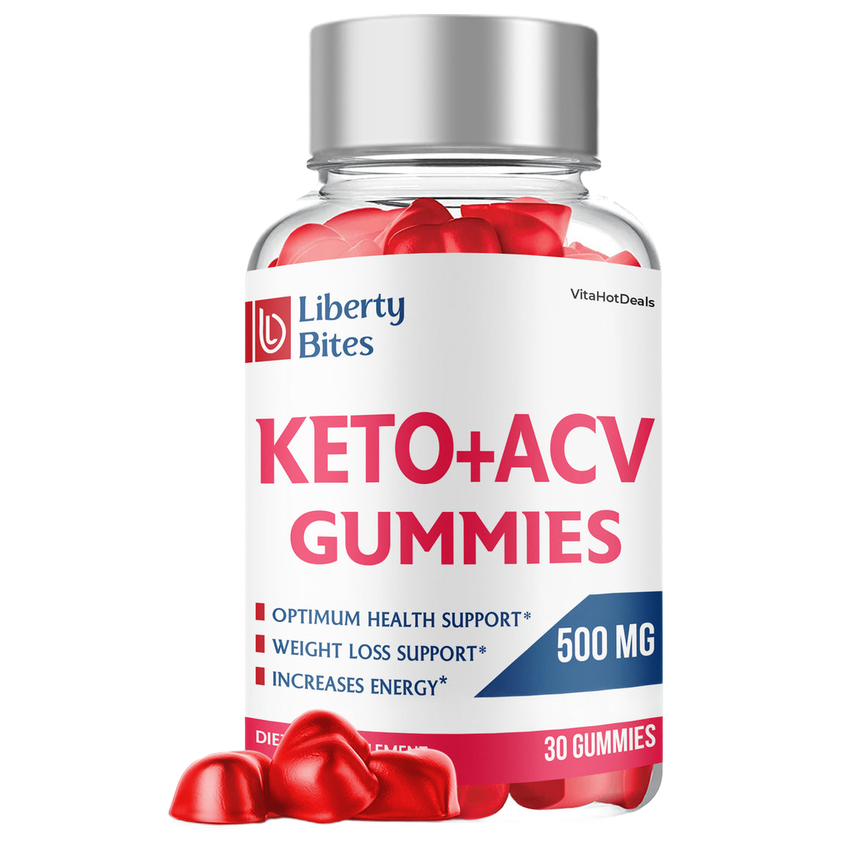 Liberty Bites Keto ACV Gummies (1 Pack)