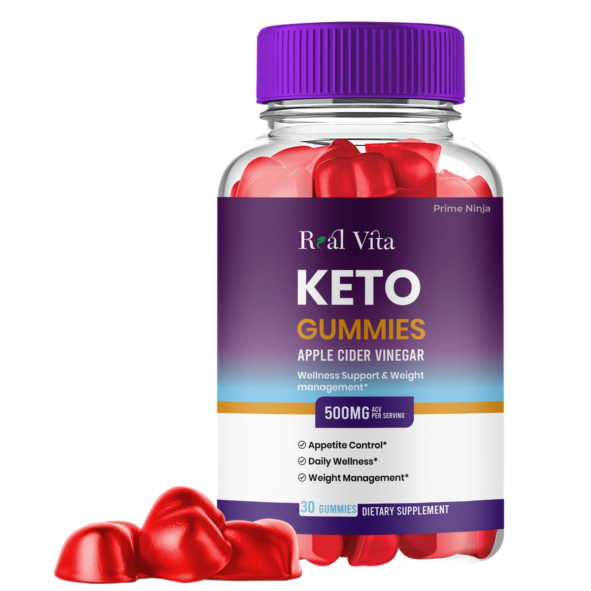 Real Vita Keto ACV Gummies (2 Pack)