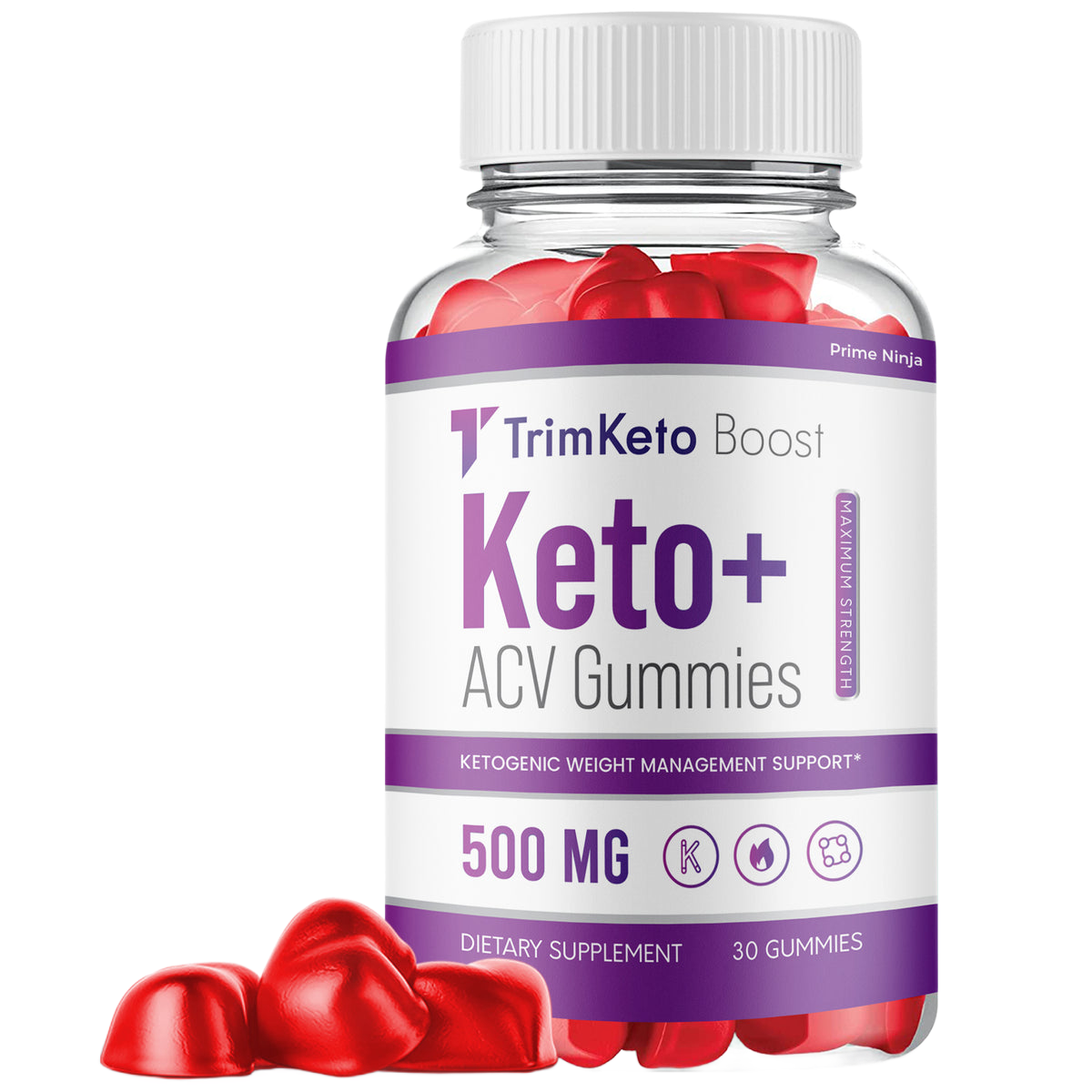 TrimKeto Boost Keto ACV Gummies (1 Pack)