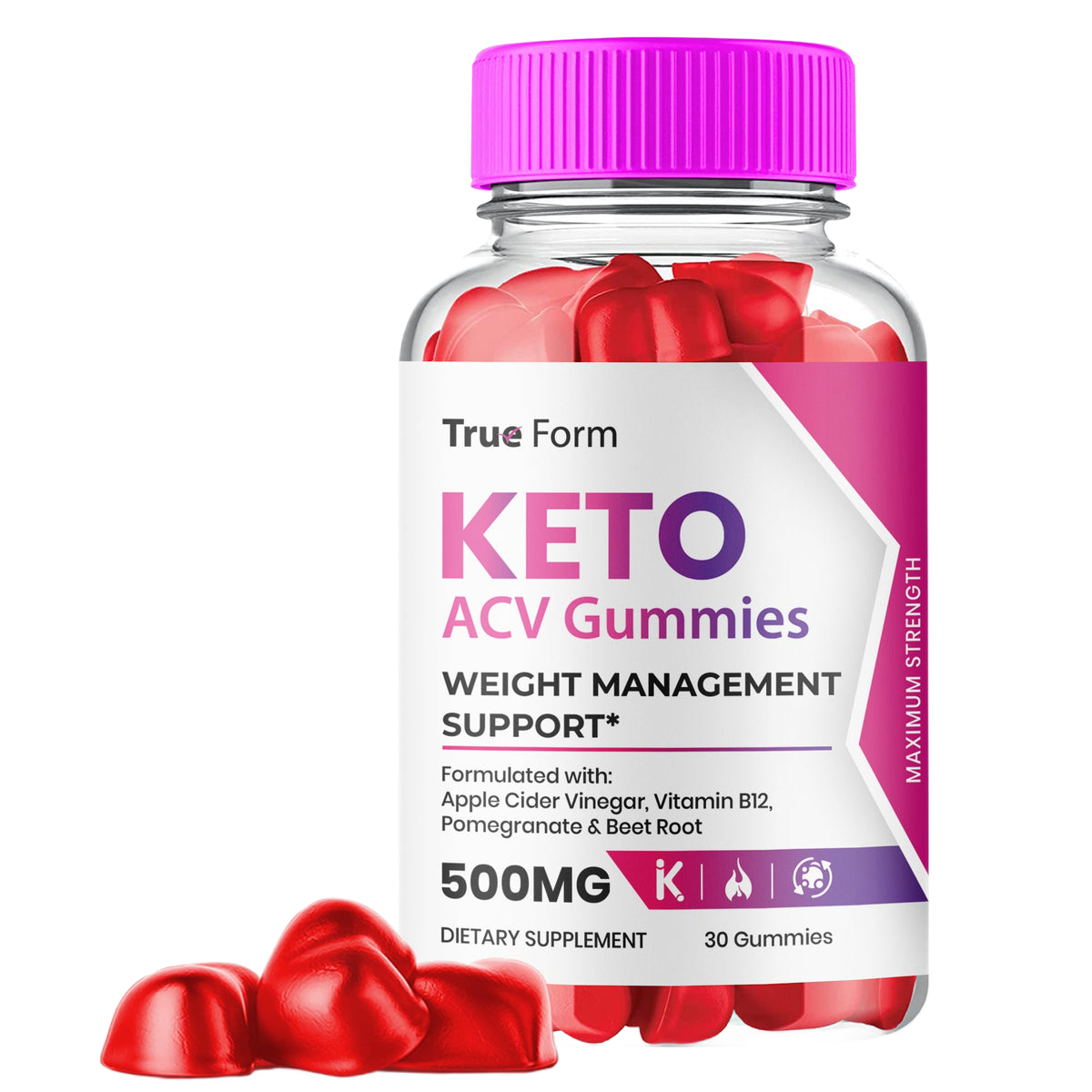 True Form Keto ACV Gummies (1 Pack)