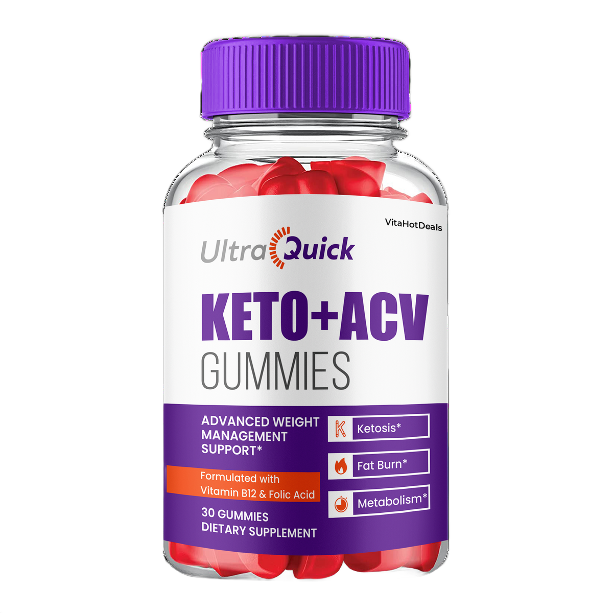 Ultra Quick Keto ACV Gummies (1 Pack)