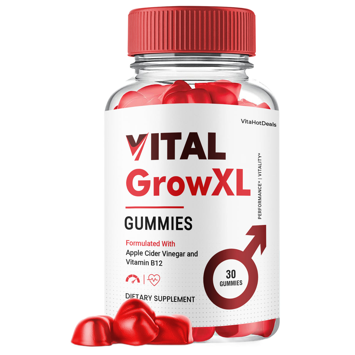 Vital Grow XL Gummies (1 Pack)