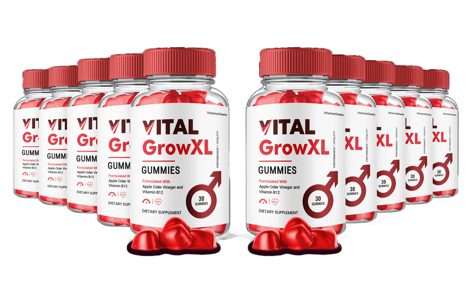 Vital Grow XL Gummies (5 Pack)