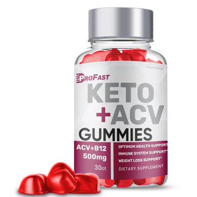 (1 Pack) Pro Fast Keto + ACV Gummies - Vita Hot Deals