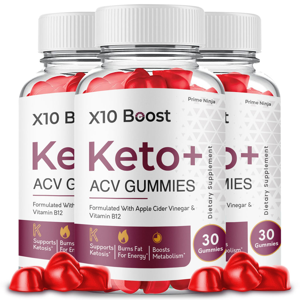 10X Boost Keto ACV Gummies (3 Pack) - Vita Hot Deals