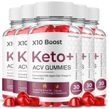 10X Boost Keto ACV Gummies (5 Pack) - Vita Hot Deals