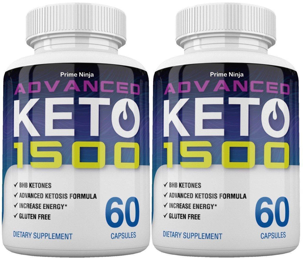(2 Pack) Advanced Keto 1500 Diet Pills - Gold Nutra