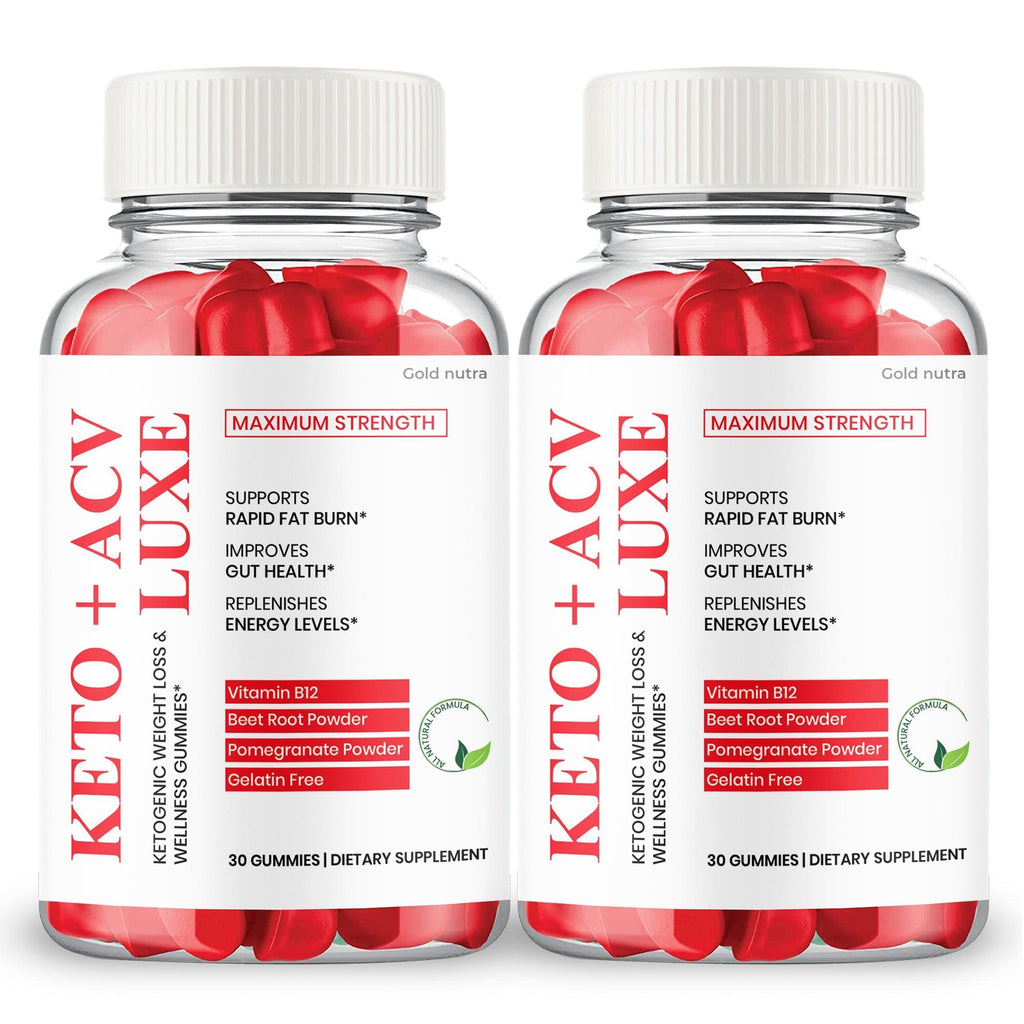 (2 Pack) Keto Luxe Gummies - Gold Nutra