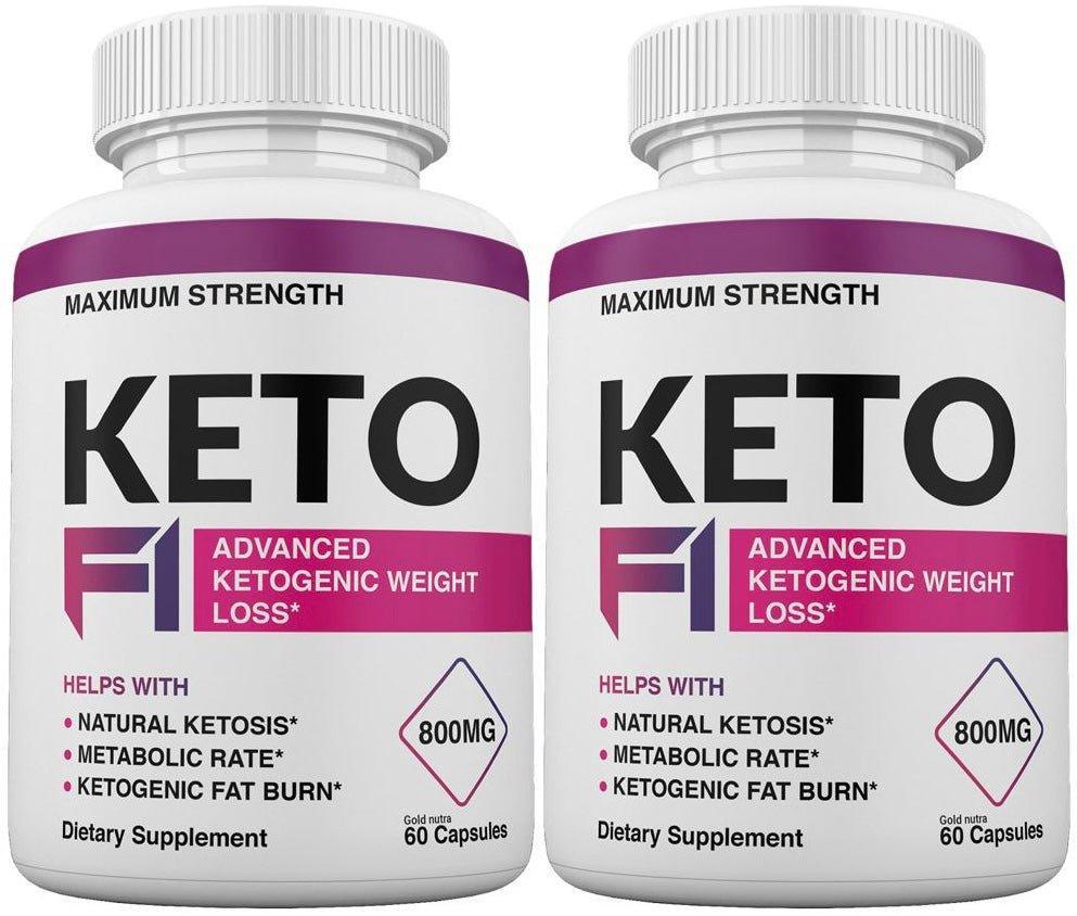 (2 Pack) Official Keto F1 - Gold Nutra