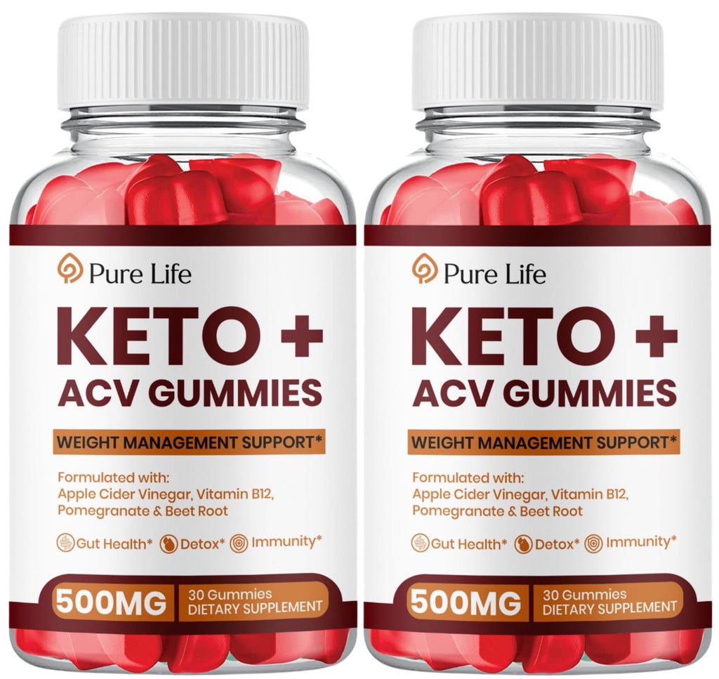 (2 Pack) Pure Life Keto ACV Gummies - Vita Hot Deals