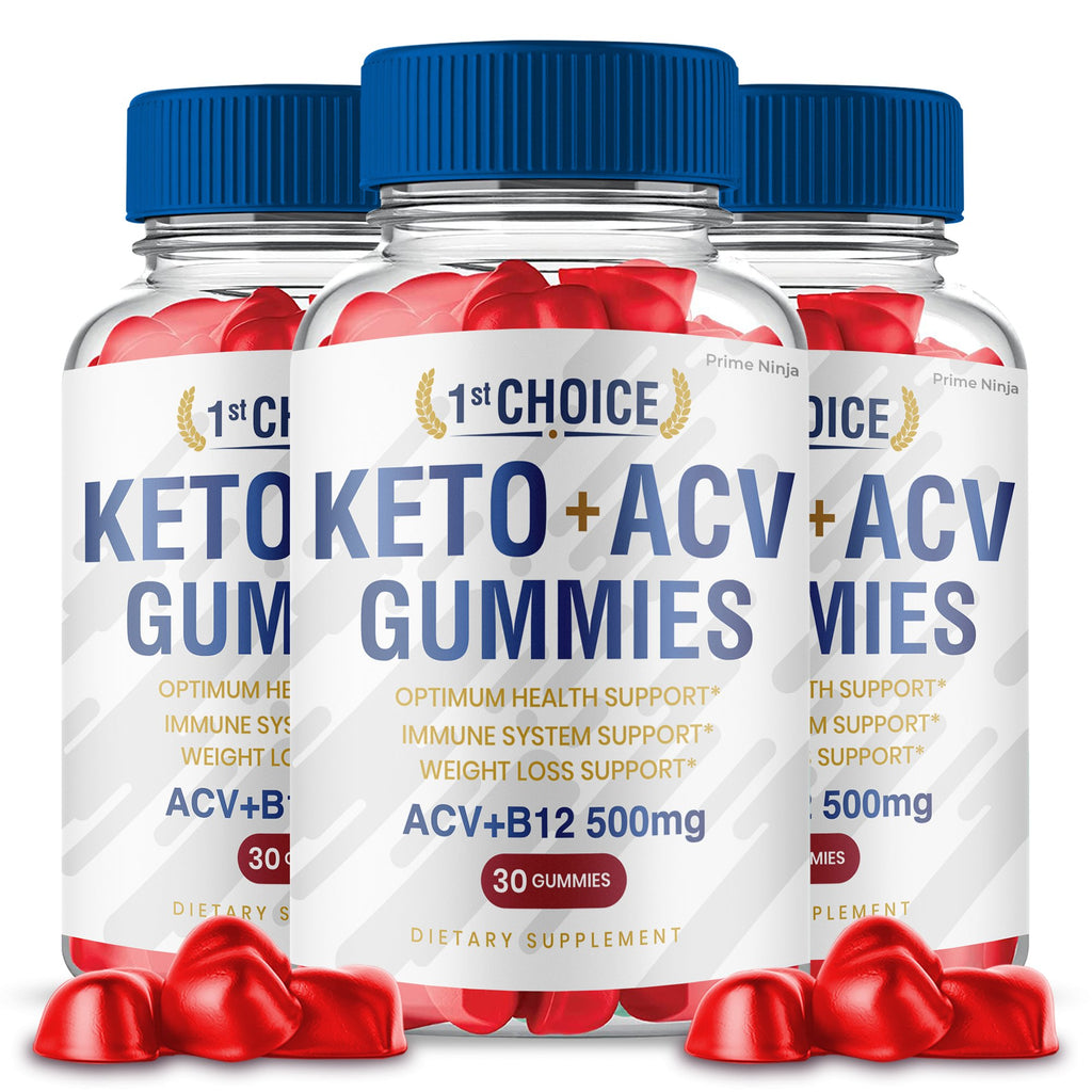 (3 Pack) 1st Choice Keto ACV Gummies - Vita Hot Deals