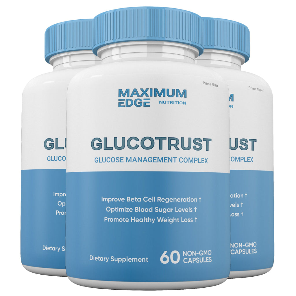 (3 Pack) Glucotrust Capsules Blood Sugar - Vita Hot Deals