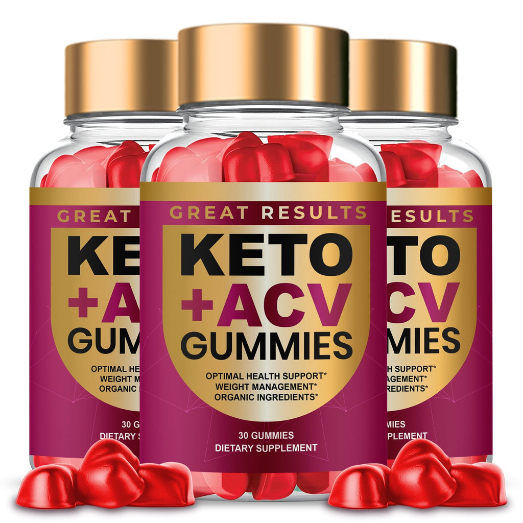 (3 Pack) Great Results Keto ACV Gummies - Vita Hot Deals