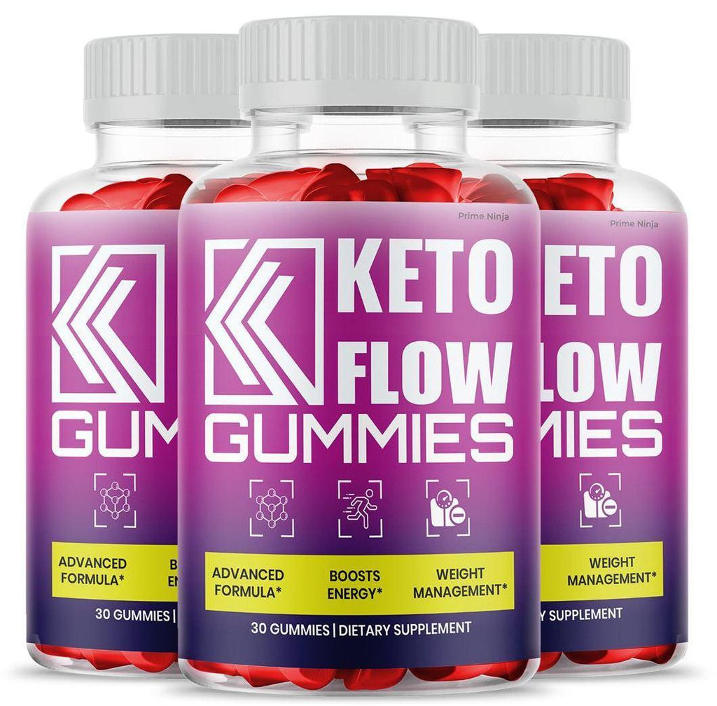 (3 Pack) Keto Flow Gummies - Gold Nutra
