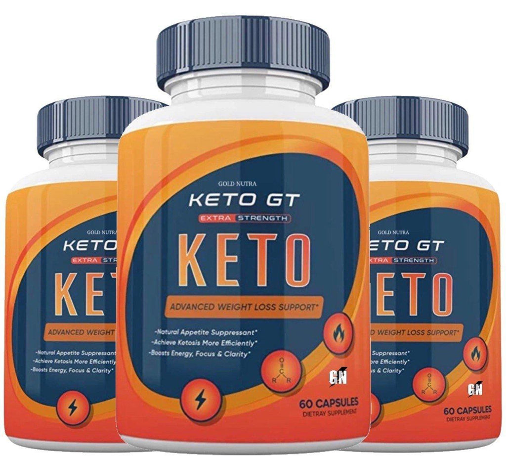 (3 Pack) Keto GT Diet Pills - Gold Nutra