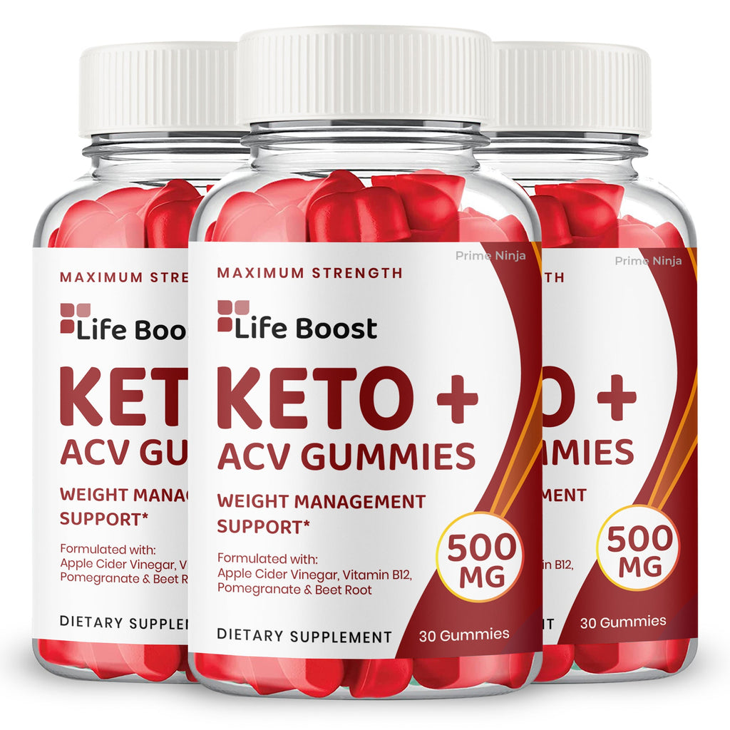 (3 pack) Life Boost Keto ACV Gummies - Vita Hot Deals
