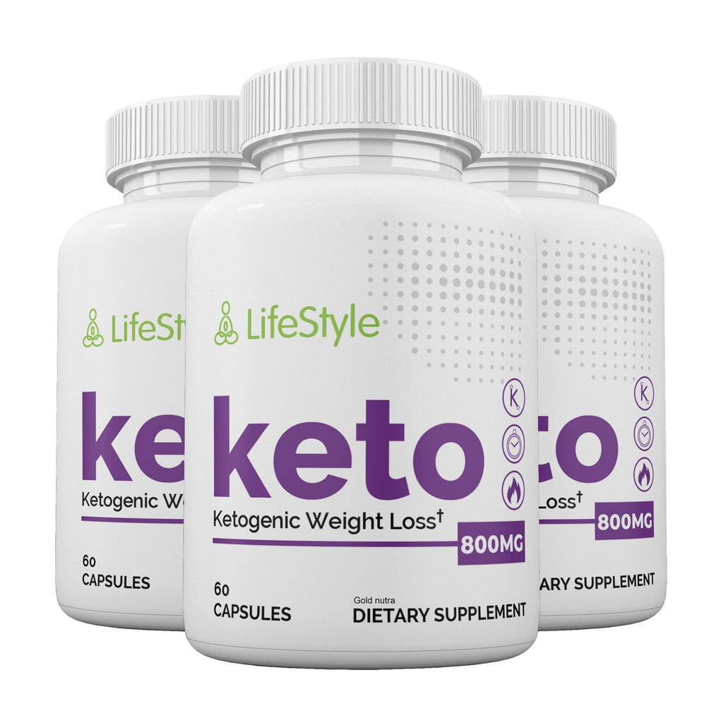 (3 Pack) LifeStyle Keto Pills - Gold Nutra
