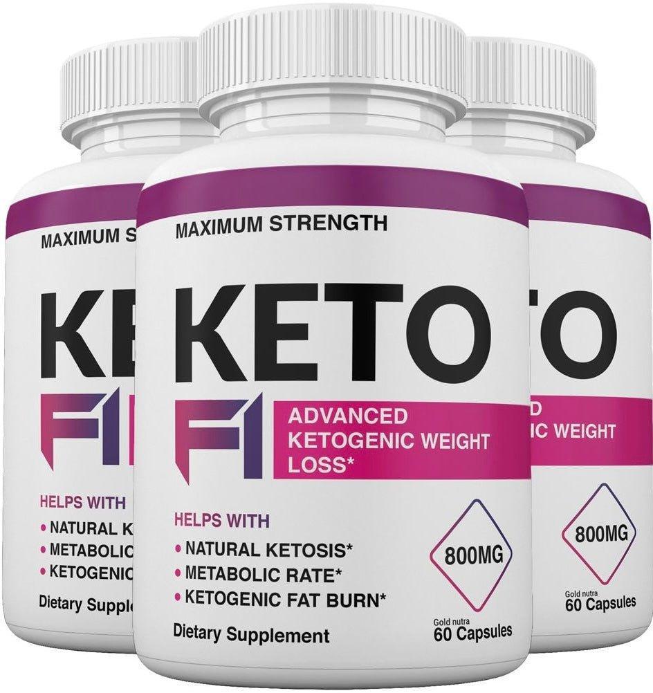 (3 Pack) Official Keto F1 - Gold Nutra