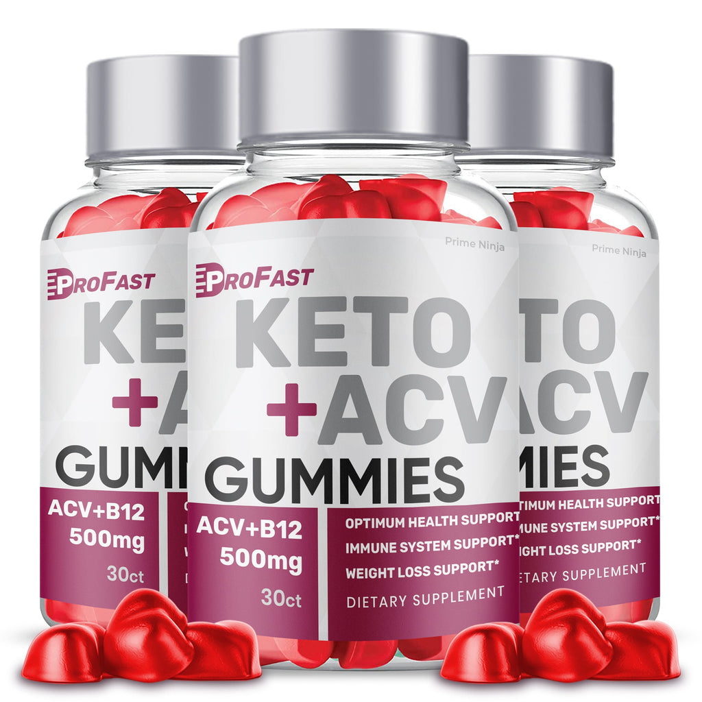 (3 Pack) Pro Fast Keto + ACV Gummies - Vita Hot Deals