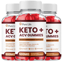 (3 Pack) Pure Life Keto ACV Gummies - Vita Hot Deals