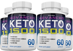 (4 pack) Advanced Keto 1500 Diet Pills - Gold Nutra