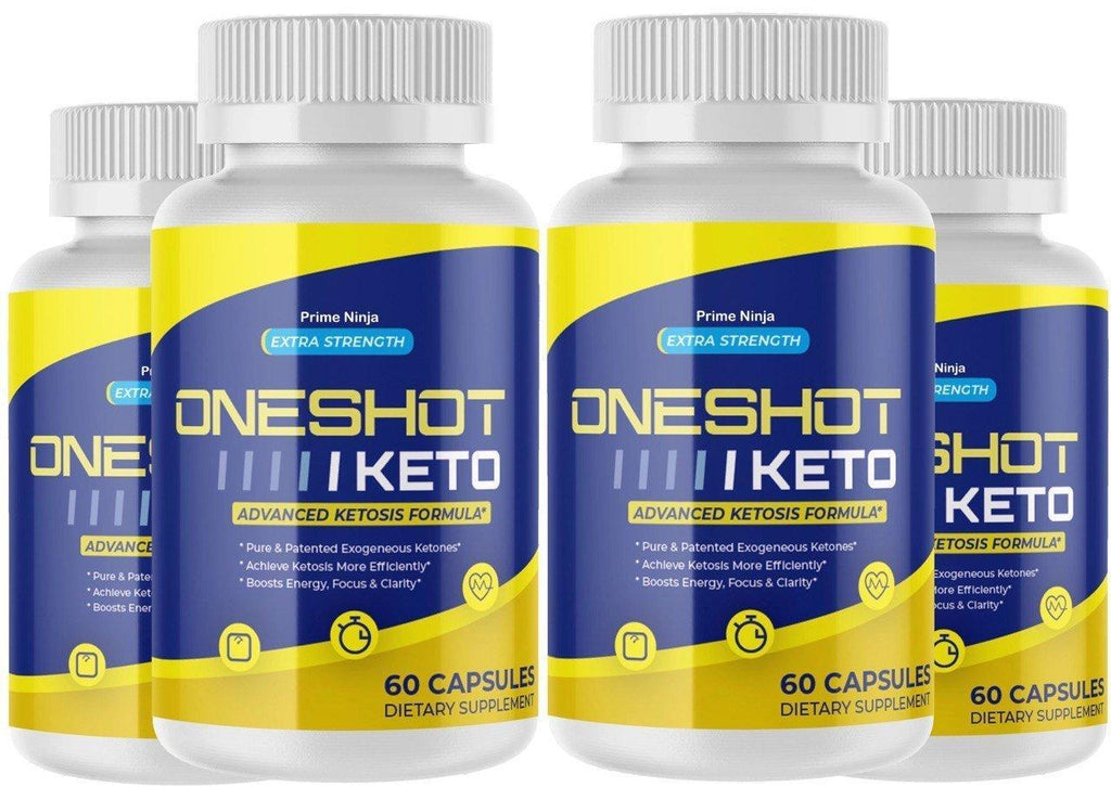 (4 Pack) One Shot Keto Pills - Gold Nutra