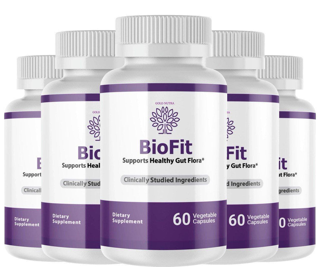 (5 Pack) BioFit Probiotic Pills - Gold Nutra