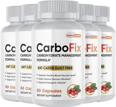(5 Pack) Carbofix Pills - Gold Nutra