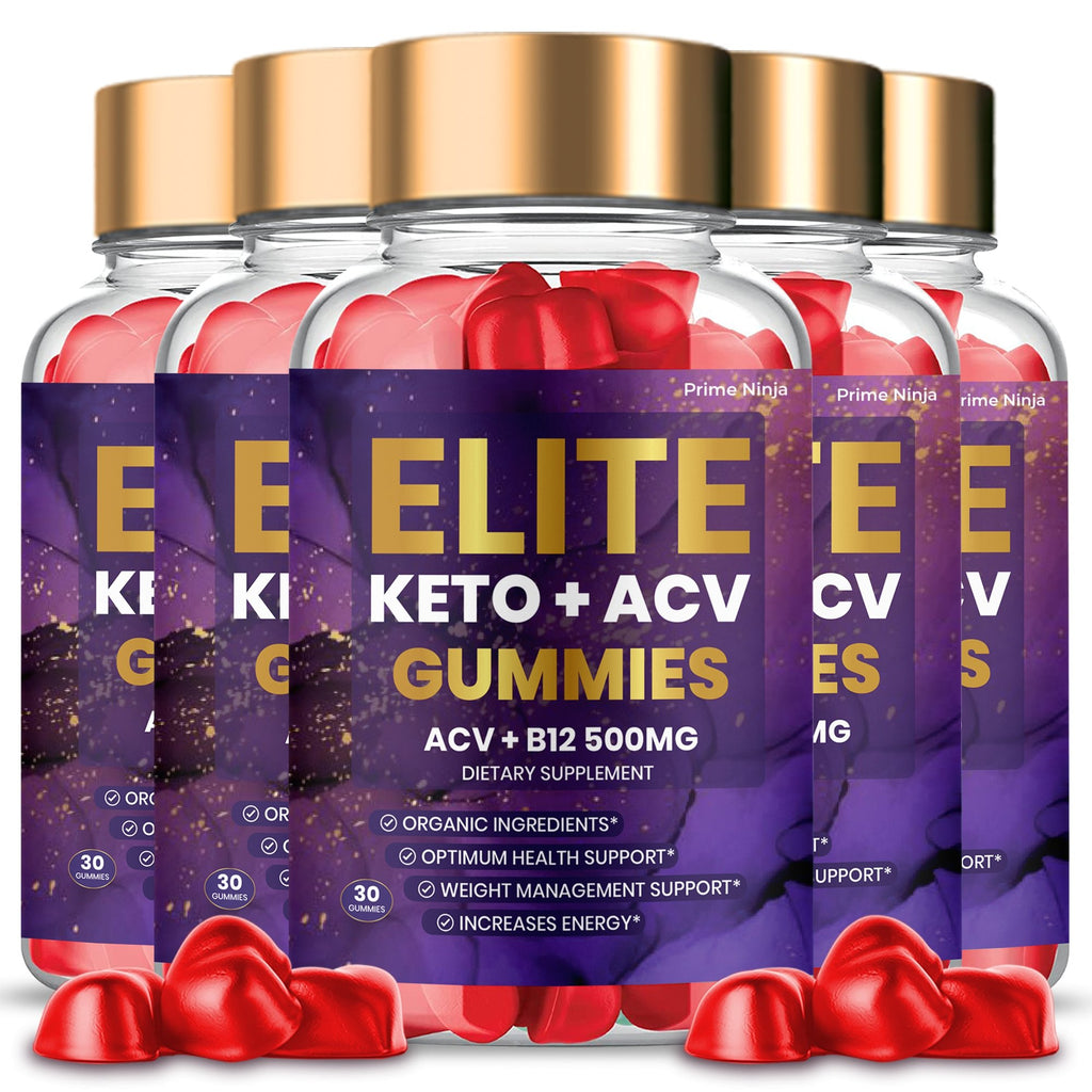 (5 Pack) Elite Keto ACV Gummies - Vita Hot Deals