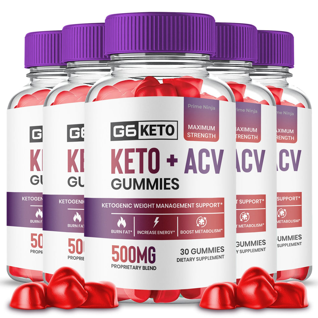 (5 Pack) G6 Keto ACV Gummies - Vita Hot Deals