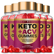 (5 Pack) Great Results Keto ACV Gummies - Vita Hot Deals