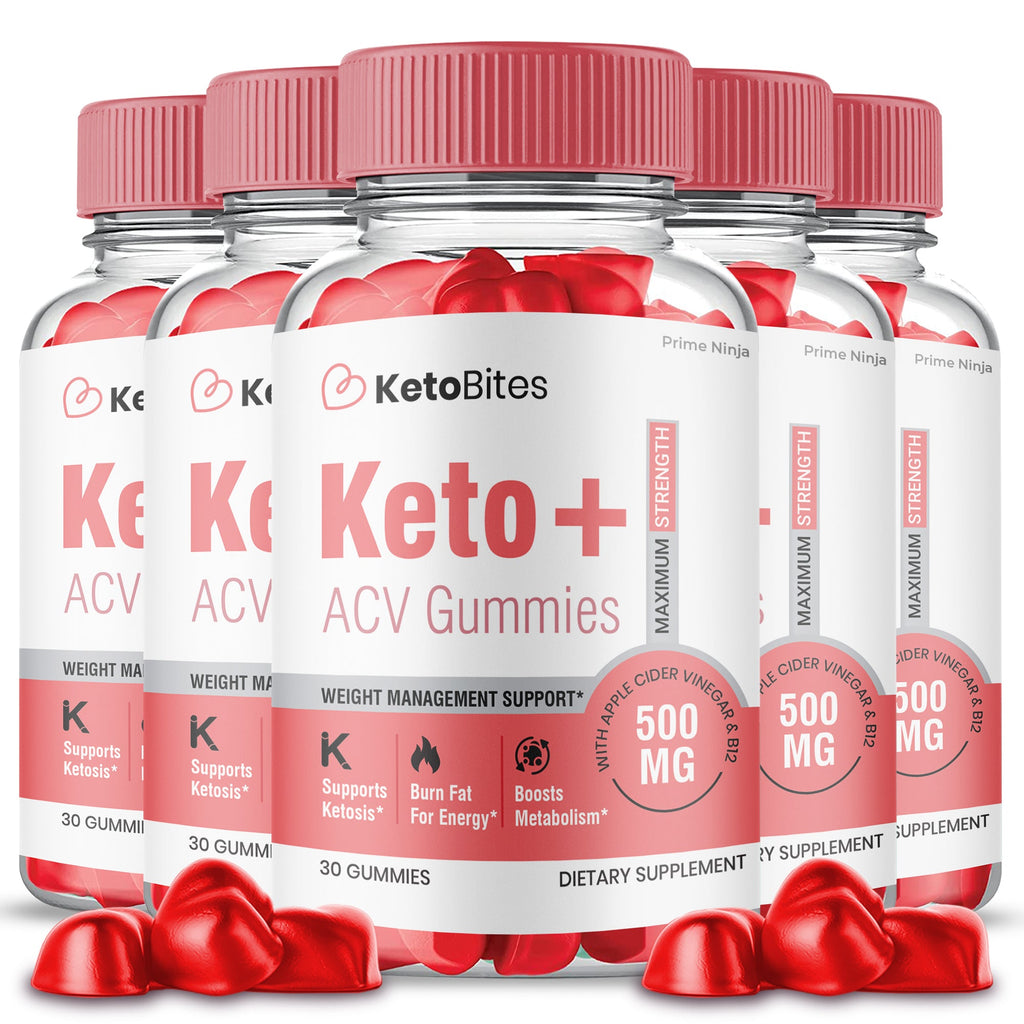 (5 Pack) Keto Bites Gummies ACV - Vita Hot Deals