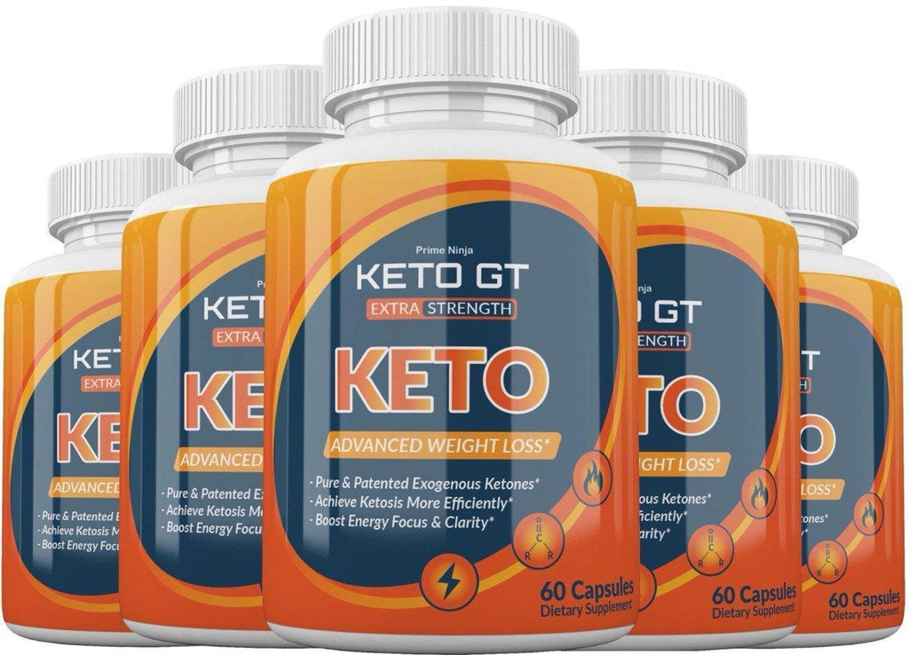 (5 Pack) Keto GT Diet Pills - Gold Nutra