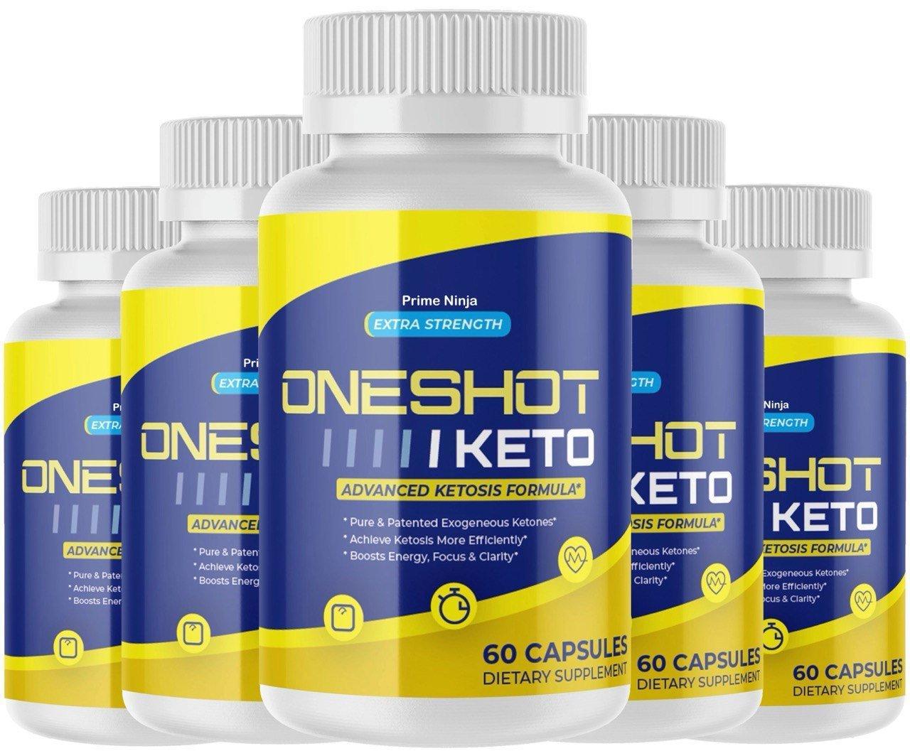 (5 Pack) One Shot Keto Pills - Gold Nutra