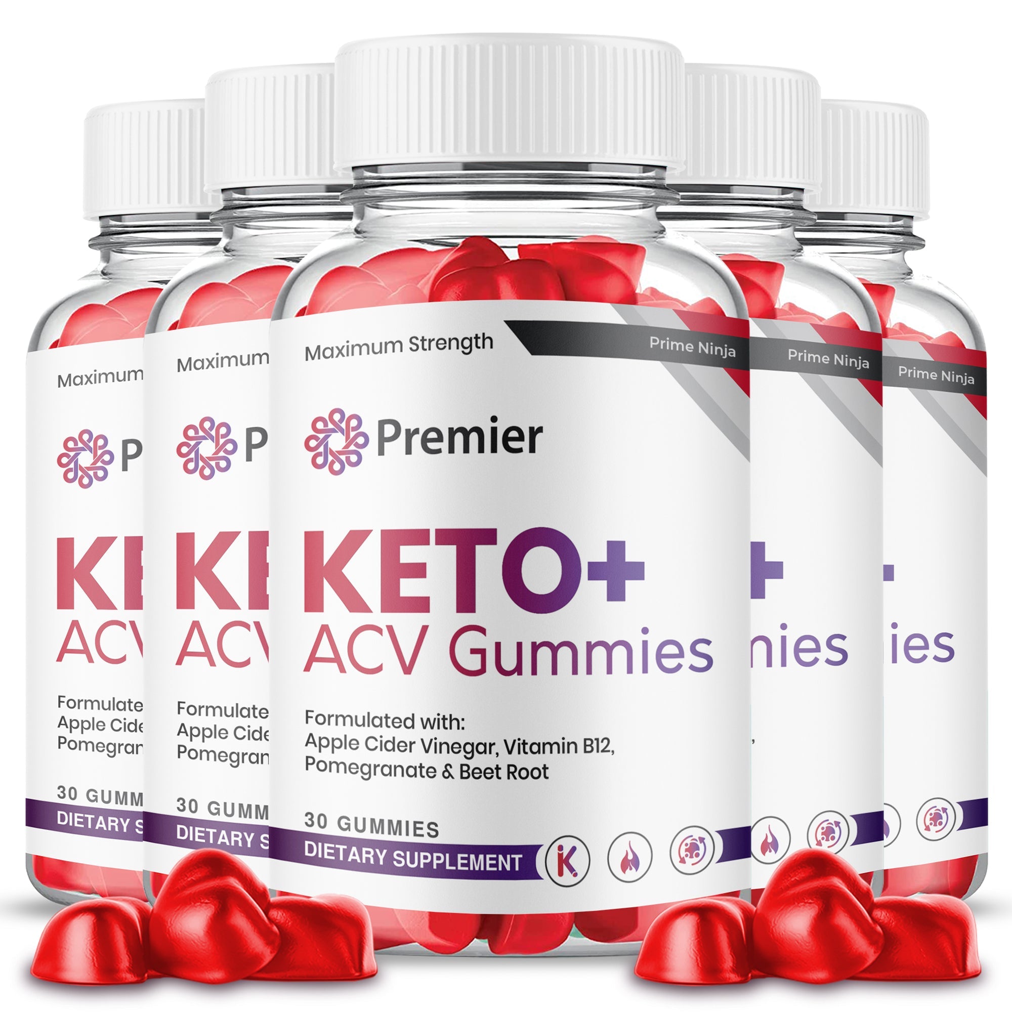 (5 Pack) Premier Keto ACV Gummies - Vita Hot Deals