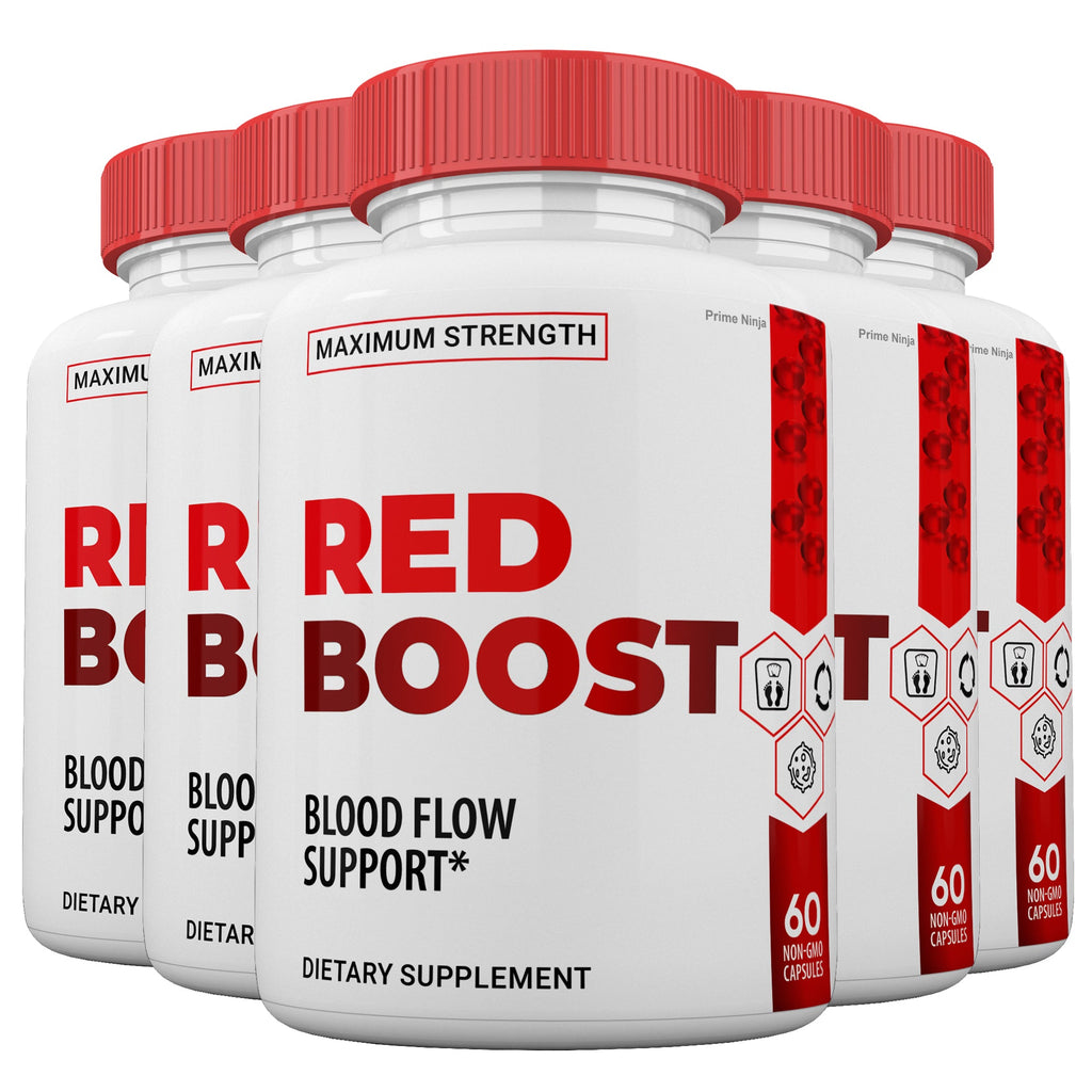 (5 Pack) Red Boost Blood Sugar Support - Vita Hot Deals
