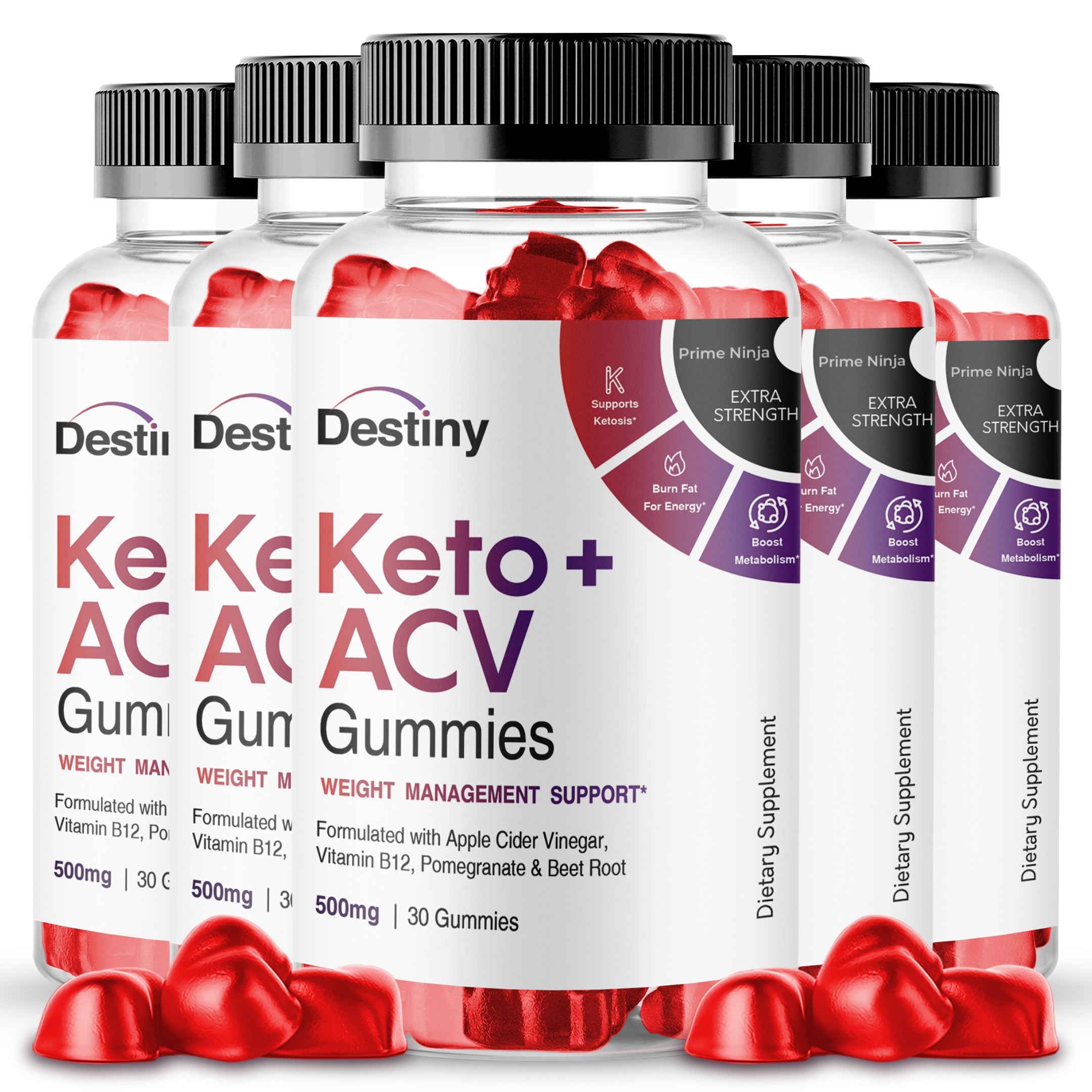Destiniy Keto ACV Gummies (5 Pack) - Vita Hot Deals