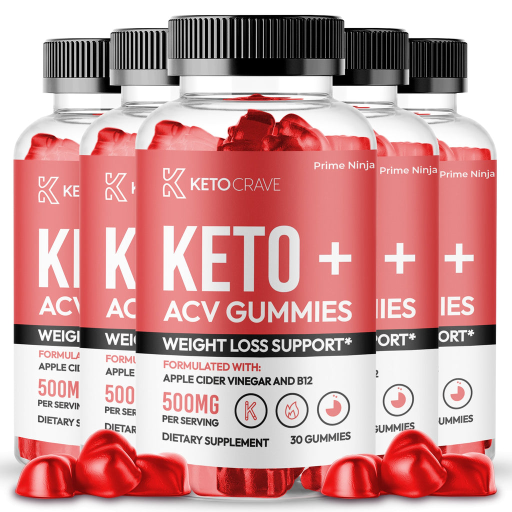 Keto Crave ACV Gummies (5 Pack) - Vita Hot Deals