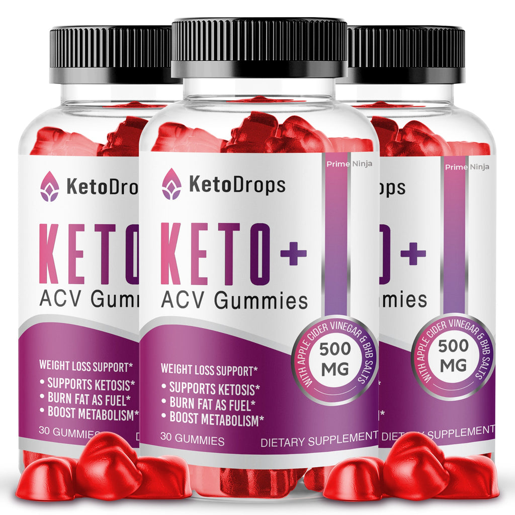 Keto Drops ACV Gummies (3 Pack) - Vita Hot Deals
