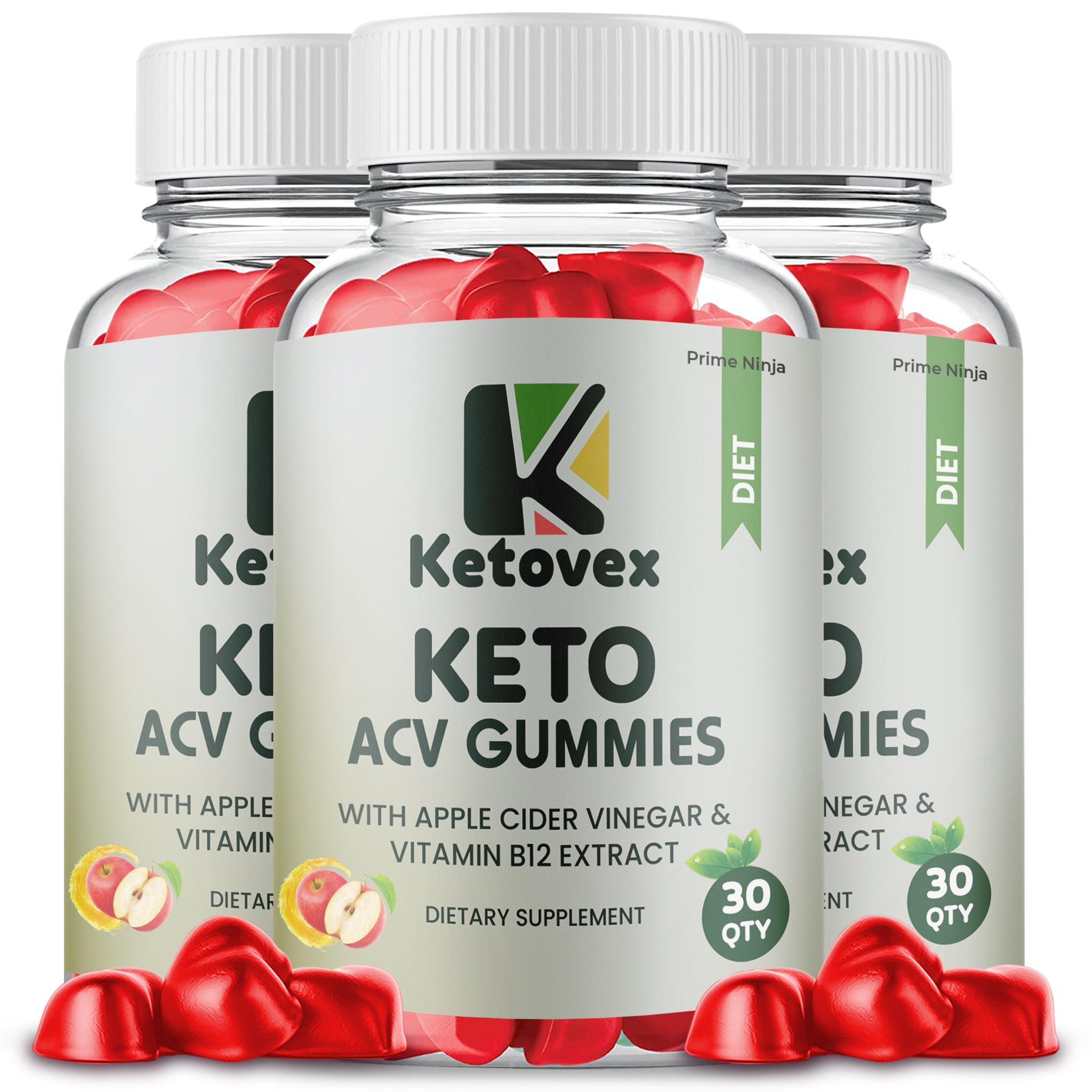 Ketovex Keto ACV Gummies (3 Pack) - Vita Hot Deals