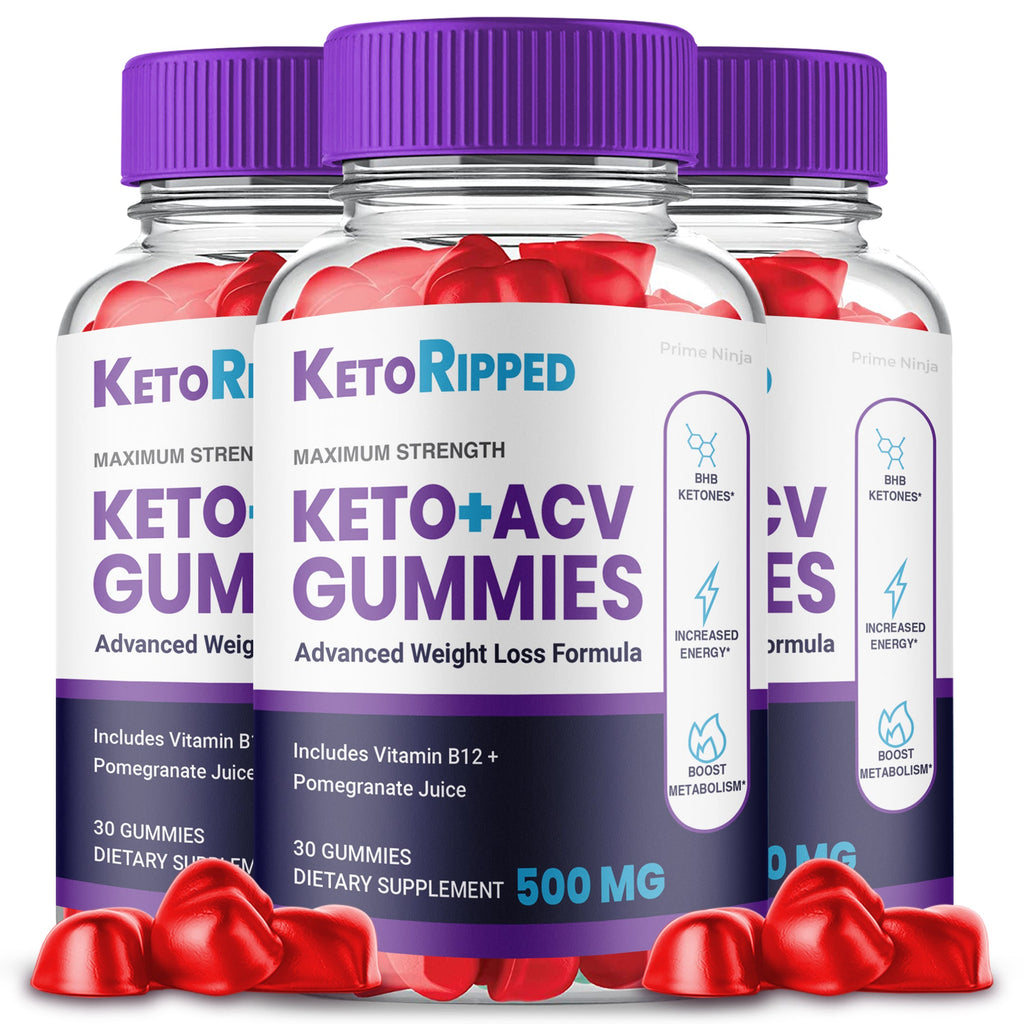 Ripped Keto ACV Gummies (3 Pack) - Vita Hot Deals