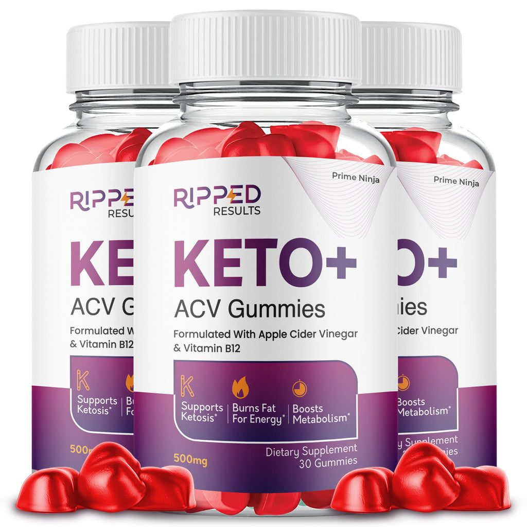 Ripped Results Keto ACV Gummies (3 Pack) - Vita Hot Deals