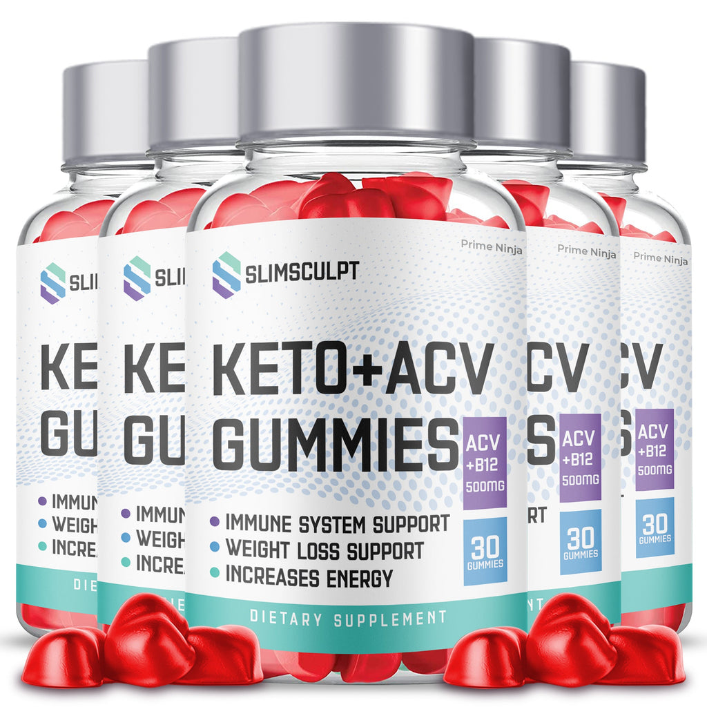 Slimsculpt Keto ACV Gummies (5 Pack) - Vita Hot Deals