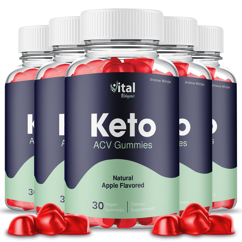 Vital Keto Ketogenic + ACV Gummies (5 Pack) - Vita Hot Deals